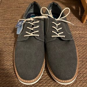 Nunn Bush Men’s Barklay Canvas Plain Toe Oxford Lace Up